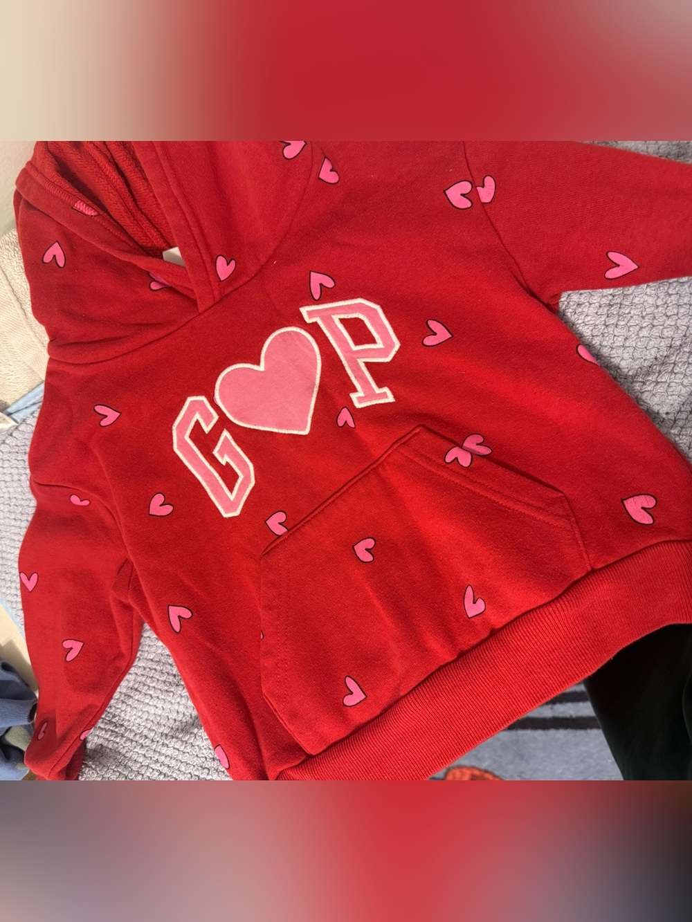 GAP Red Hoodie 3T